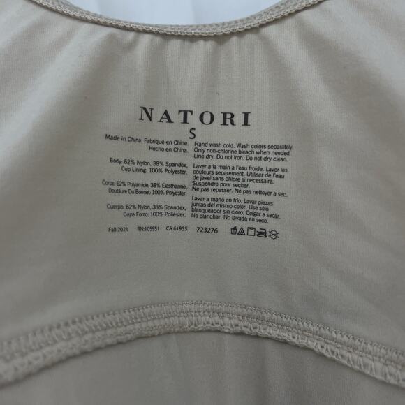 Natori Size Small BLISS FLEX Contour Wireless Bralette Nude Cream Neutral 723276 - Picture 4 of 5